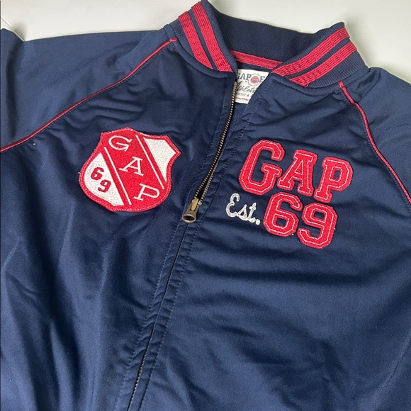 GAP Bomber Track Jacket Kids Size XL Age 12 Y2K Gap Athletic Dept Jacket - Picture 1 of 10